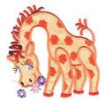 Another example of a simple and attractive applique  Giraffe